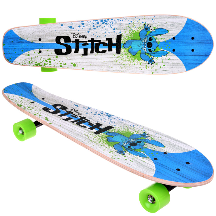 Detský drevený skateboard do 50kg - Stitch Detský drevený skateboard do 50kg - Stitch